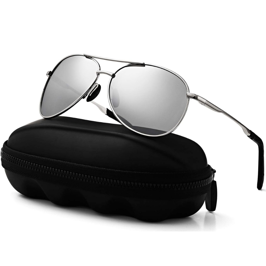 Aviator Sunglasses Polarized Lightweight Metal Frame – Lento