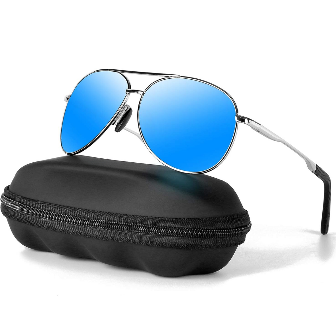 Aviator Sunglasses Polarized Lightweight Metal Frame – Lento