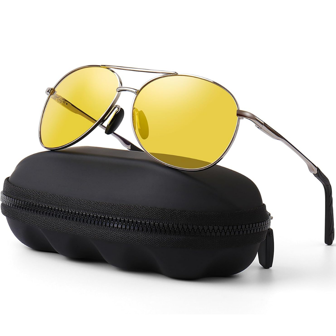 Aviator Sunglasses Polarized Lightweight Metal Frame – Lento