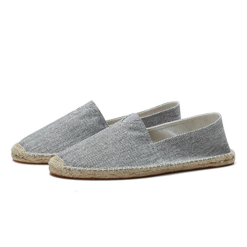 Linen Canvas Espadrille Slip-On Shoe – Porto