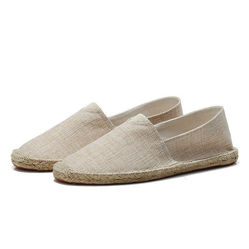 Linen Canvas Espadrille Slip-On Shoe – Porto