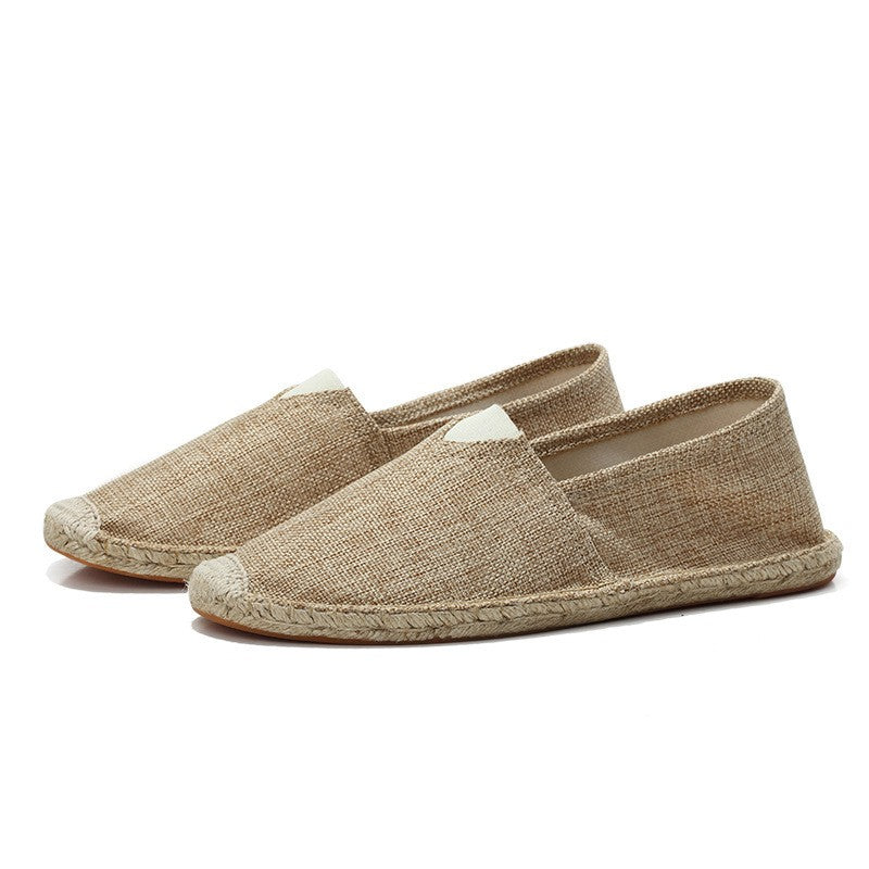 Linen Canvas Espadrille Slip-On Shoe – Porto
