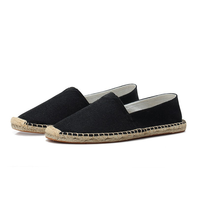 Linen Canvas Espadrille Slip-On Shoe – Porto