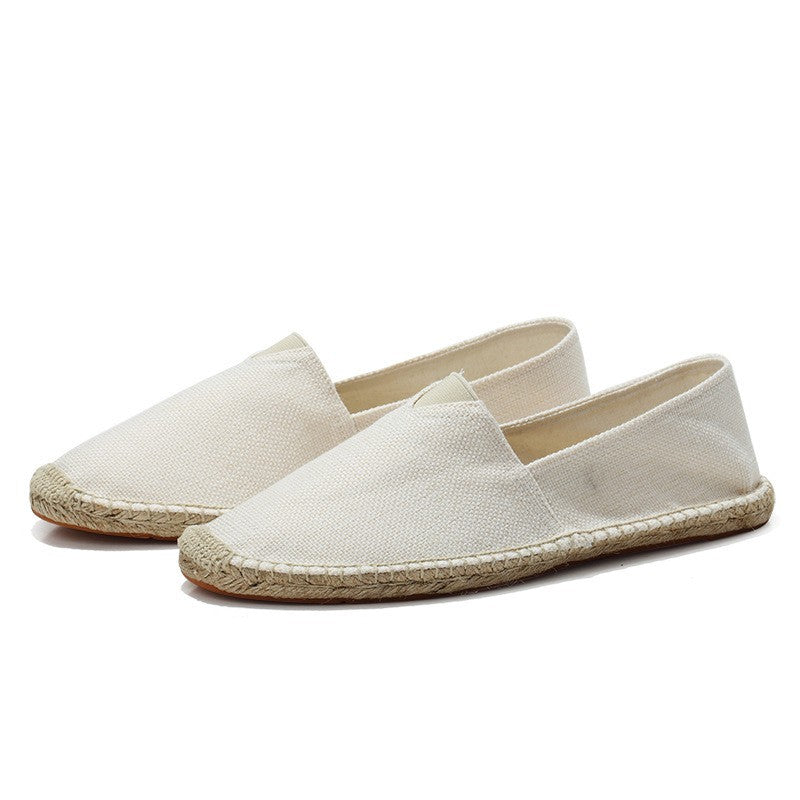 Linen Canvas Espadrille Slip-On Shoe – Porto