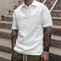 Polo Shirt Textured Knit Tailored Fit – Wolfe