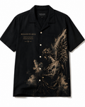 Relentless Graphic Resort Shirt - Black