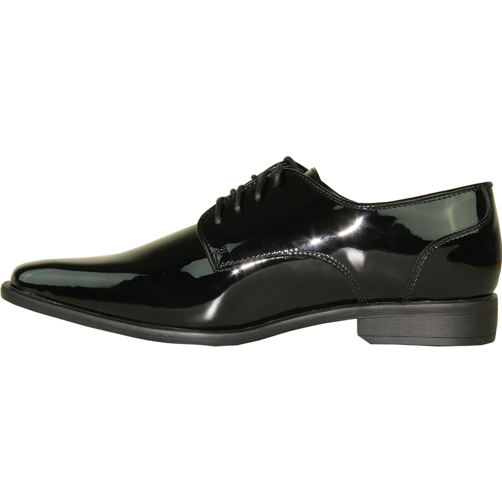 Patent Oxford Tuxedo Shoe Pointy Square Toe Black – Torval