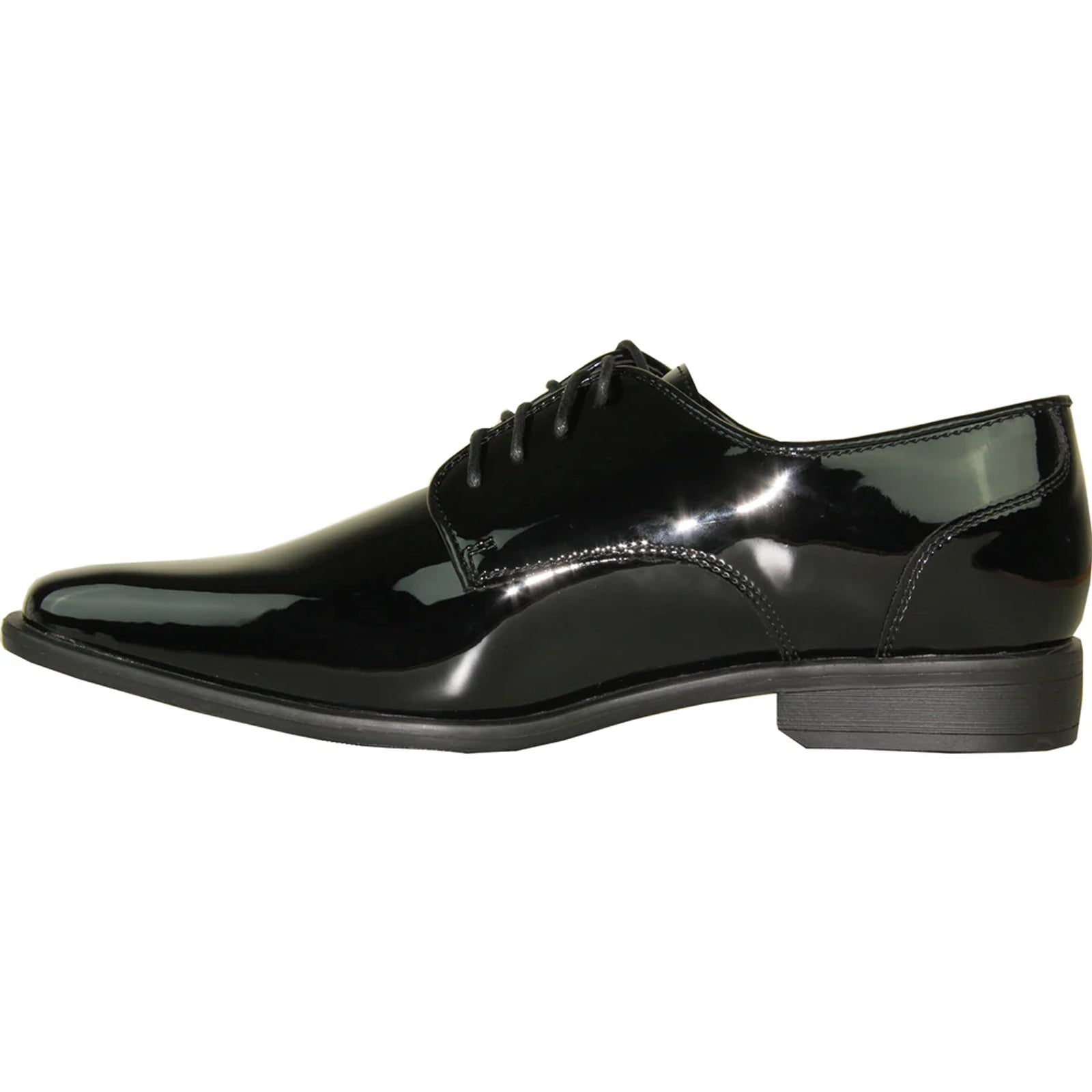 Patent Oxford Tuxedo Shoe Pointy Square Toe Black – Torval