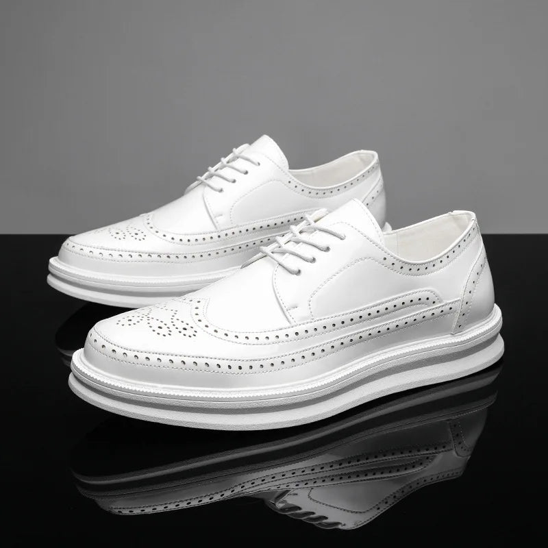 Brogue Wingtip Sneaker Leather Chunky Sole – Dalton