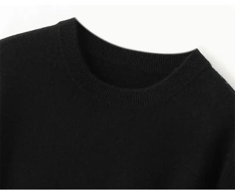 Crew Neck Merino Wool Blend Tee Tailored Fit – Flint