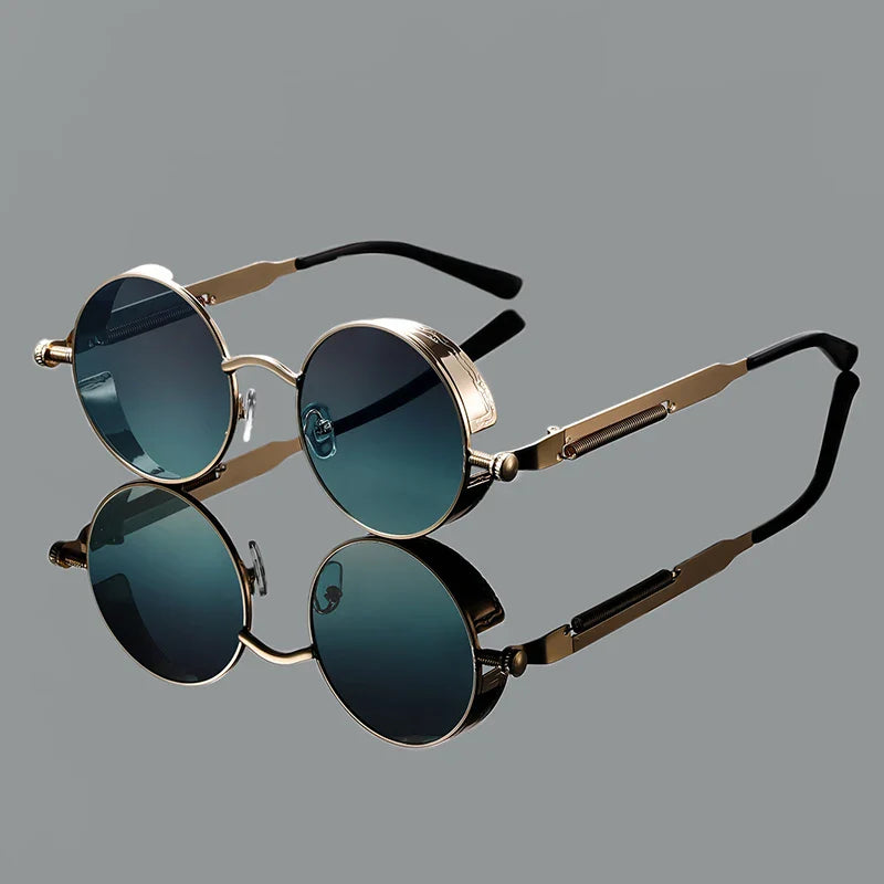 Round Metal Frame Sunglasses Anti-Reflective Lens – Riven