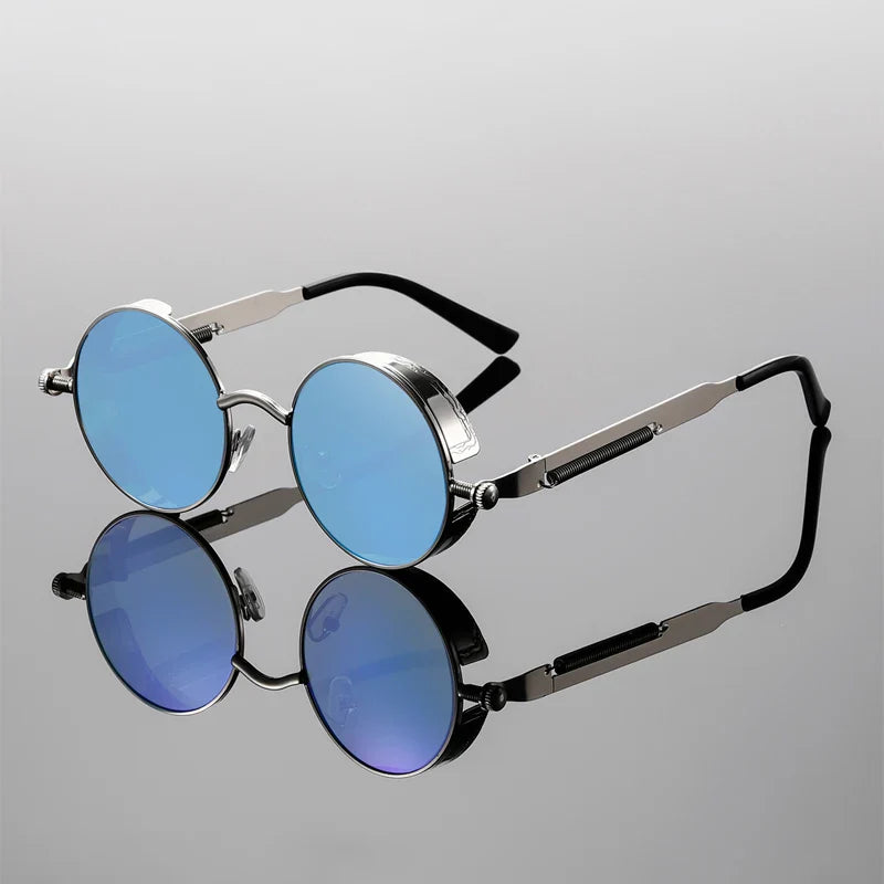 Round Metal Frame Sunglasses Anti-Reflective Lens – Riven