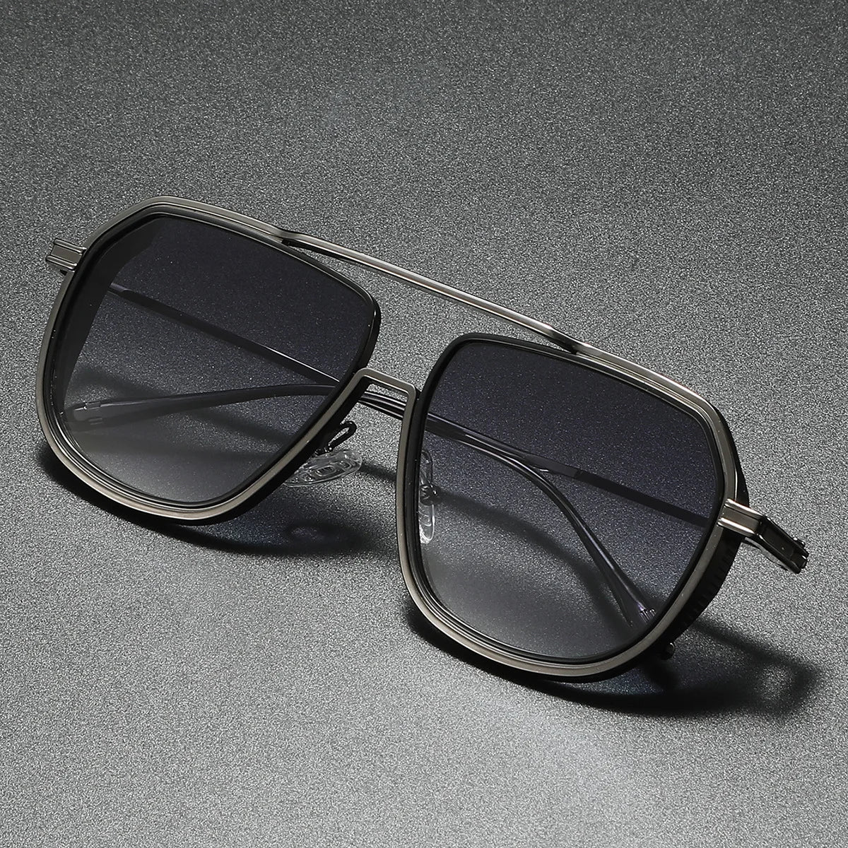 Aviator Sunglasses Gradient Lens Retro Frame – Ferro