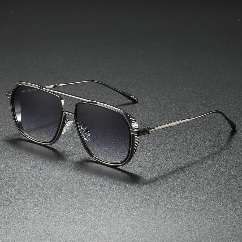 Aviator Sunglasses Gradient Lens Retro Frame – Ferro