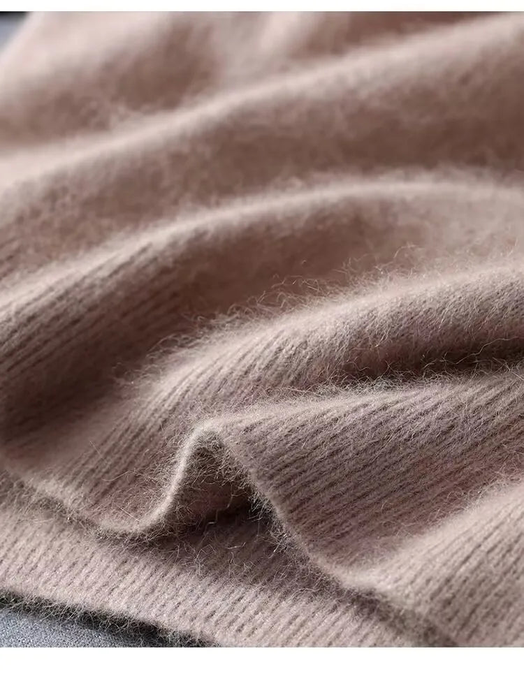 Soft-Knit Cashmere-Feel Tee Lightweight Crew Neck – Serro
