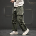 Wide-Leg Cargo Pants Relaxed Fit Streetwear – Langston