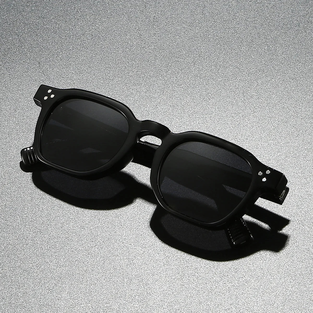Oversized Chunky Acetate Sunglasses Wide Frame Bold Angles – Garro