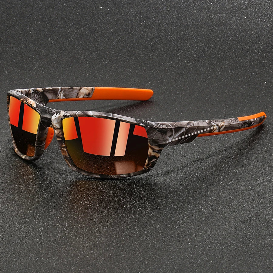 Polarized Camo Sunglasses Mirror Lens Lightweight Frame – Drift
