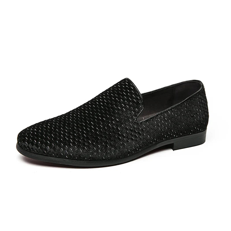 Suede Loafer Slip-On with Bonded Leather Insole – Siena