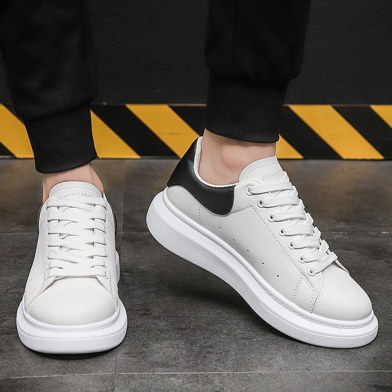 Lace-Up Platform Sneaker Chunky Sole Low-Top – Drexel