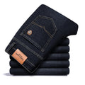 Stretch Cotton Denim Jeans Structured Fit – Mercer