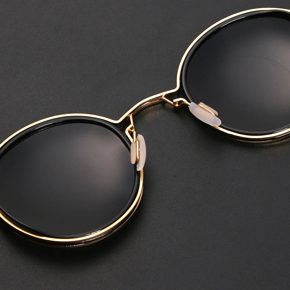 Aviator Sunglasses Polished Metal Frame Polarized Lens – Drift