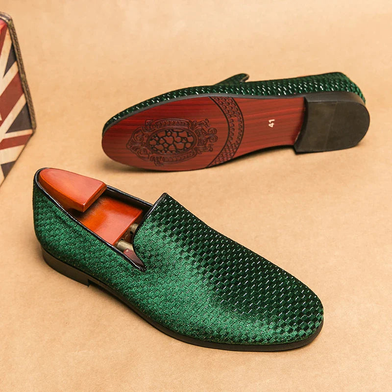 Suede Loafer Slip-On with Bonded Leather Insole – Siena