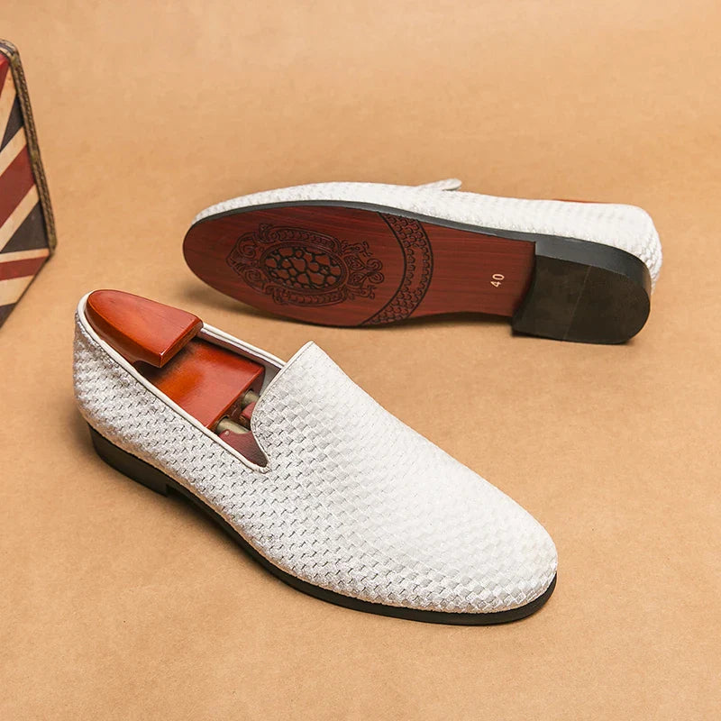 Suede Loafer Slip-On with Bonded Leather Insole – Siena