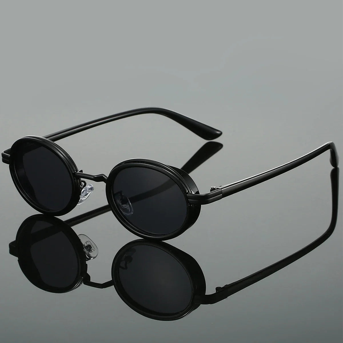 Oval Retro Sunglasses Metal Hinge UV400 Lenses – Zarro