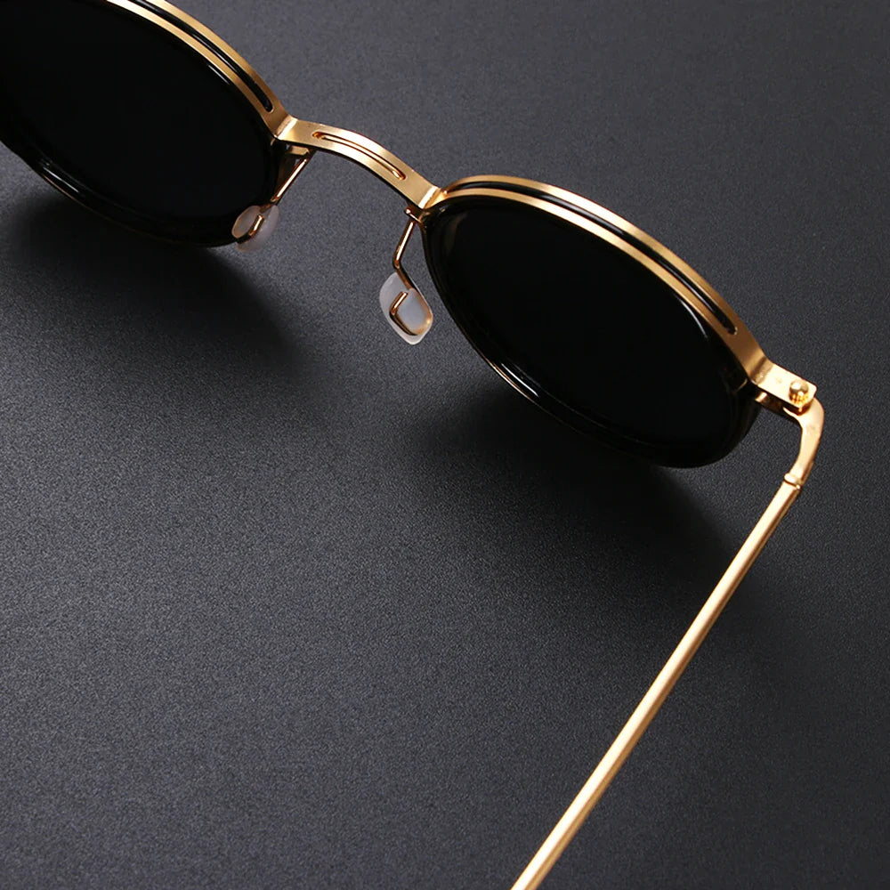 Aviator Sunglasses Polished Metal Frame Polarized Lens – Drift