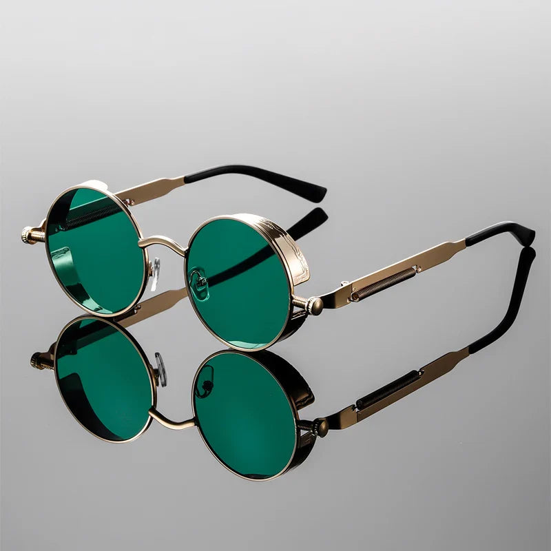 Round Metal Frame Sunglasses Anti-Reflective Lens – Riven