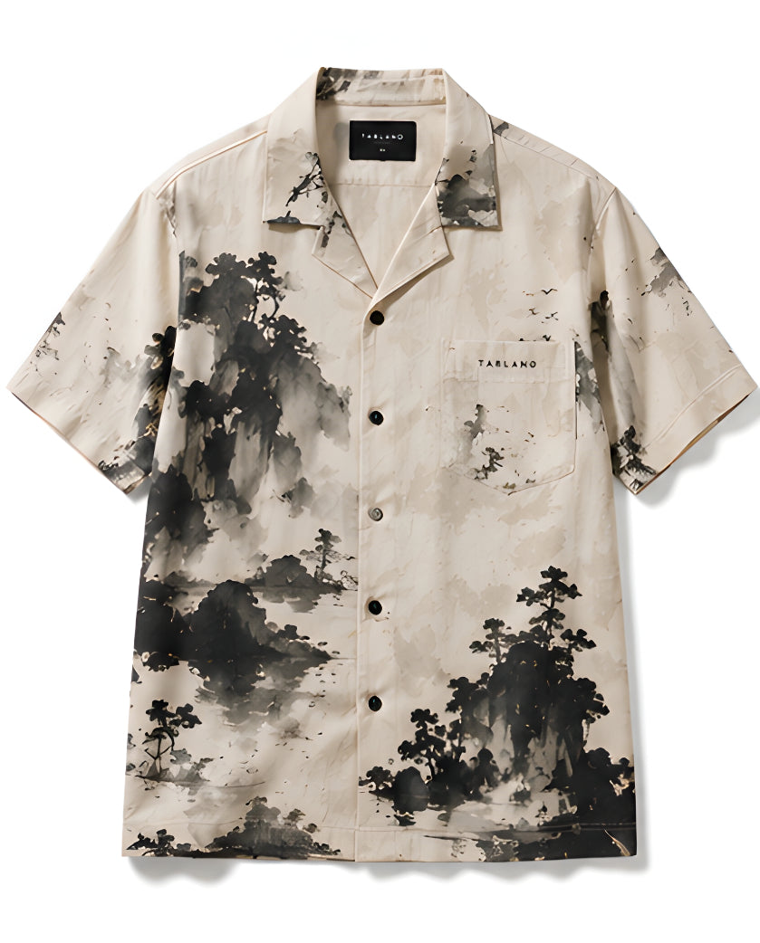 Sumi Coast Camp Collar Shirt - Ivory