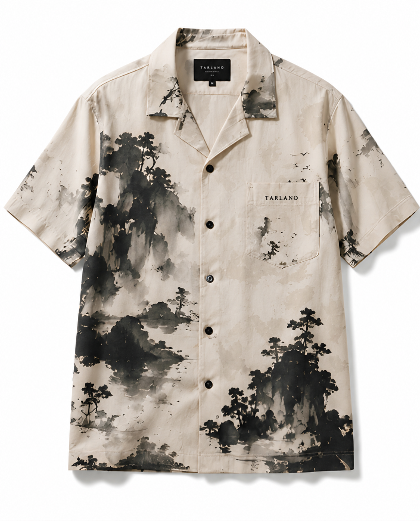 Sumi Coast Camp Collar Shirt - Ivory