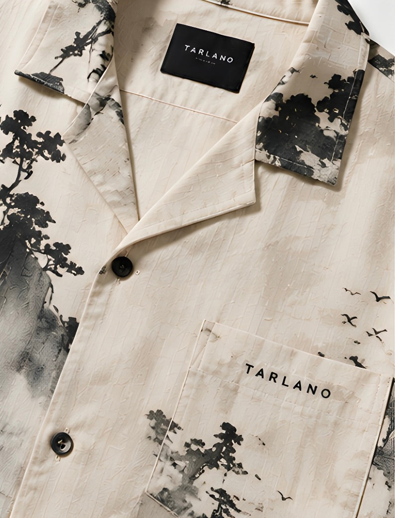 Sumi Coast Camp Collar Shirt - Ivory