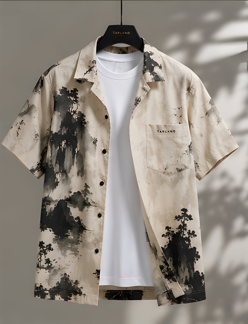 Sumi Coast Camp Collar Shirt - Ivory