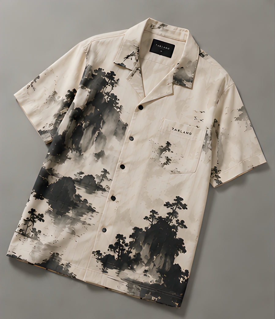 Sumi Coast Camp Collar Shirt - Ivory