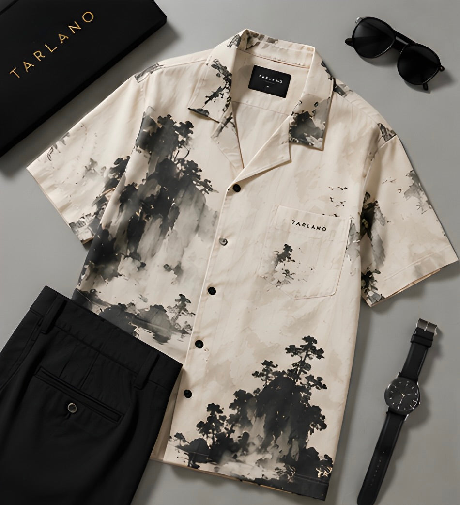 Sumi Coast Camp Collar Shirt - Ivory