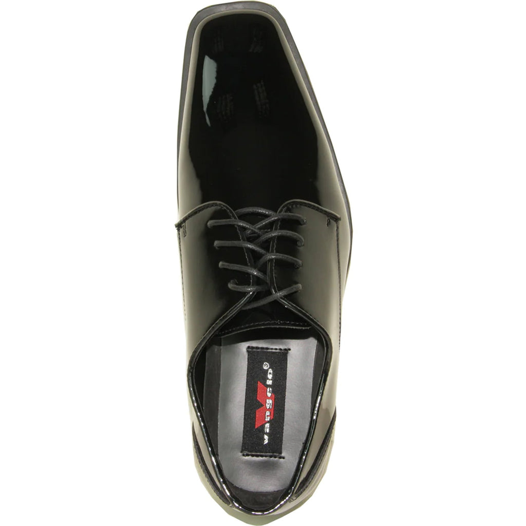 Patent Oxford Tuxedo Shoe Pointy Square Toe Black – Torval