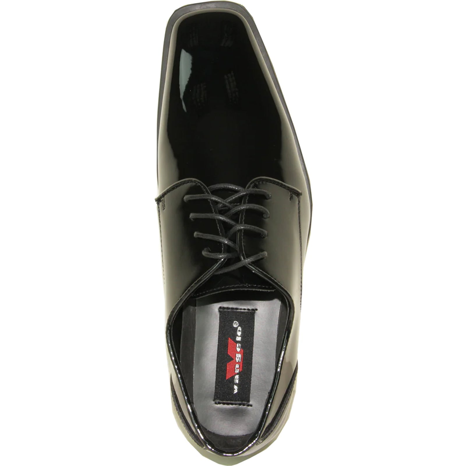 Patent Oxford Tuxedo Shoe Pointy Square Toe Black – Torval