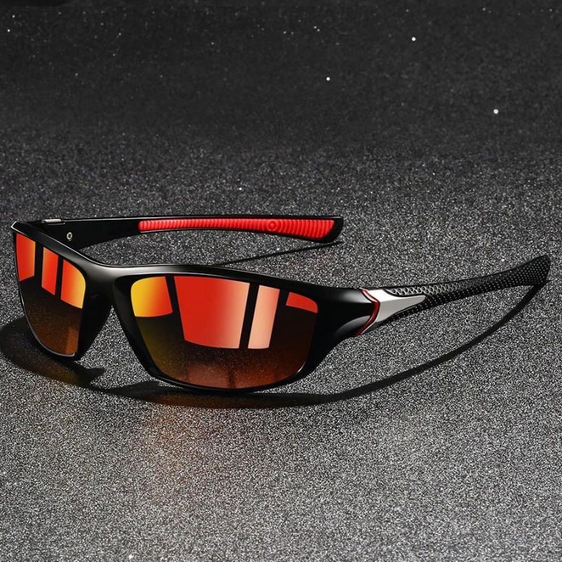 Wraparound Sport Sunglasses Polarized Mirrored Lenses – Drift