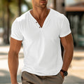 Men's V-Neck Short Sleeve Tee Lightweight Summer – Harro