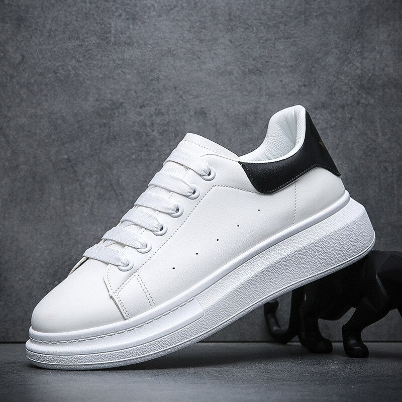 Lace-Up Platform Sneaker Chunky Sole Low-Top – Drexel