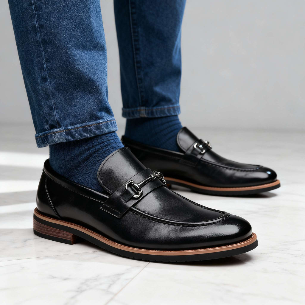 Leather Bit Loafer Hand-Stitched Cushioned Insole – Paldo