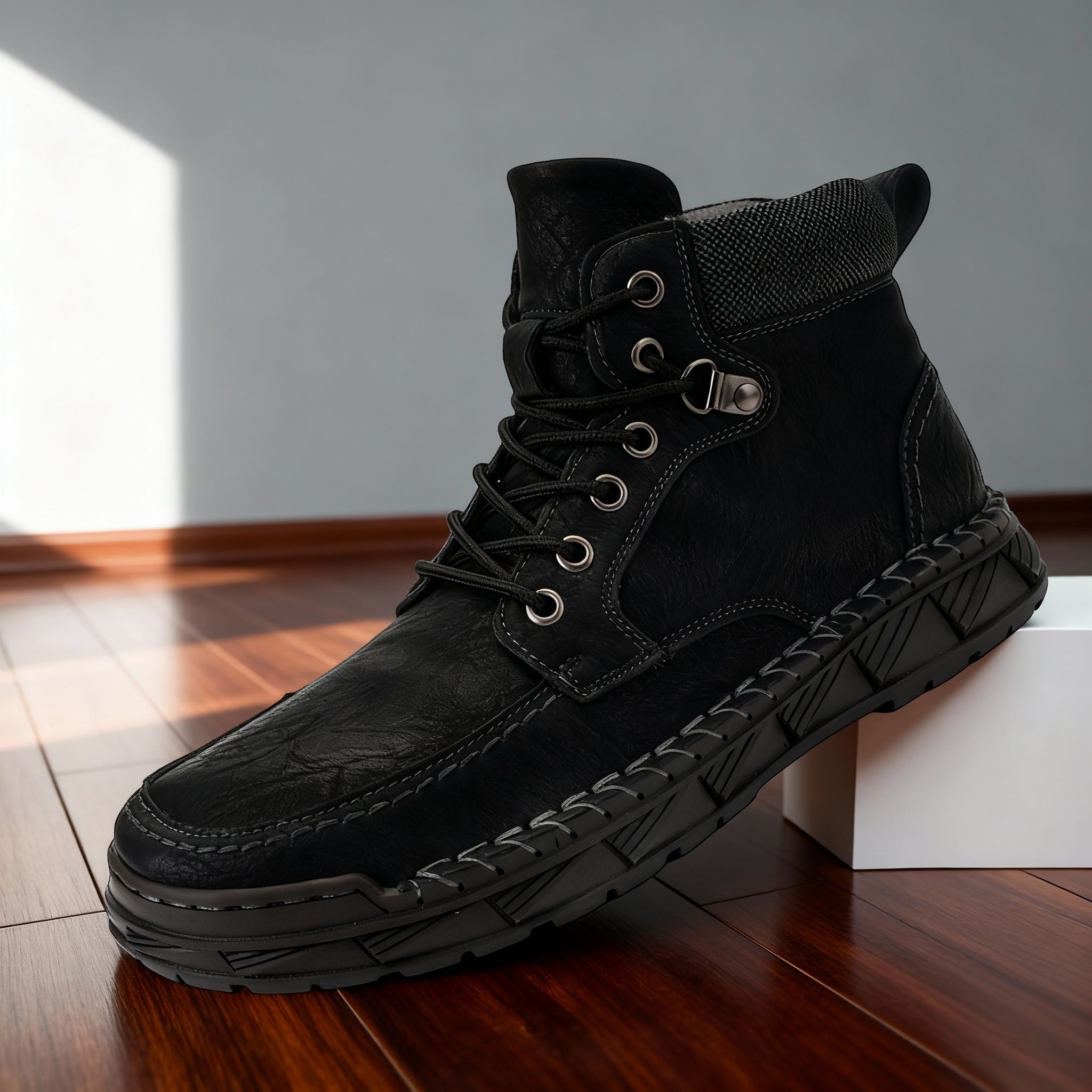 Boot Tough Upper Storm Welt Stitching Anti-Slip Sole – Mavro