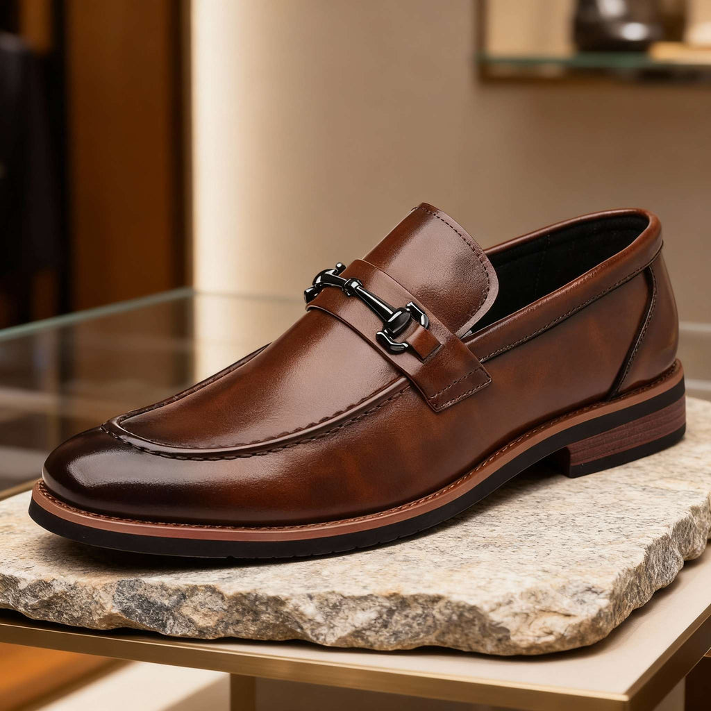 Leather Bit Loafer Hand-Stitched Cushioned Insole – Paldo
