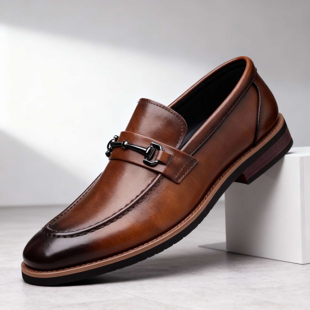 Leather Bit Loafer Hand-Stitched Cushioned Insole – Paldo