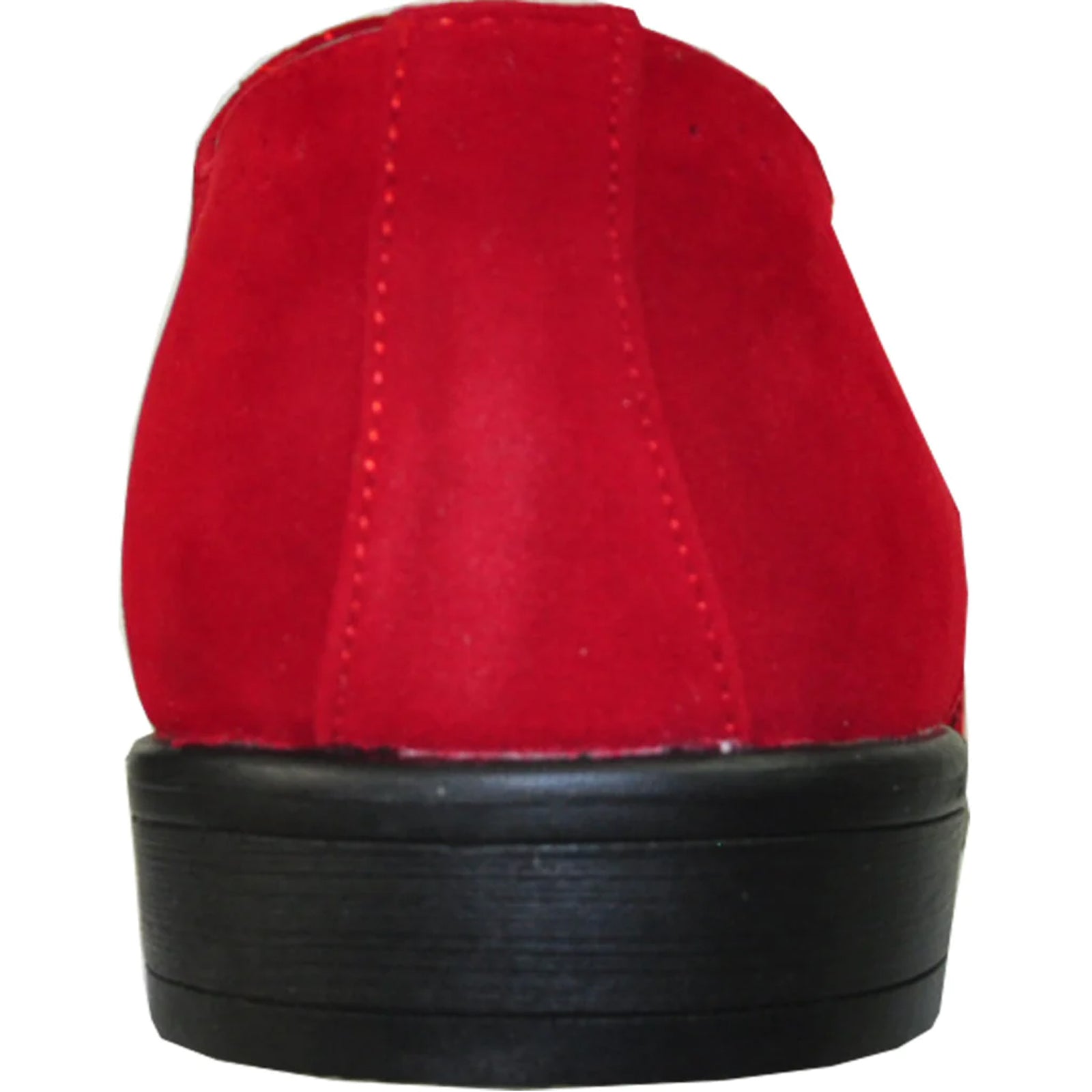 (POSSIBLE COPY) (POSSIBLE COPY) (POSSIBLE COPY) Mens Vegan Suede Wedding & Prom Wingtip Lace Up Dress Shoe in Red
