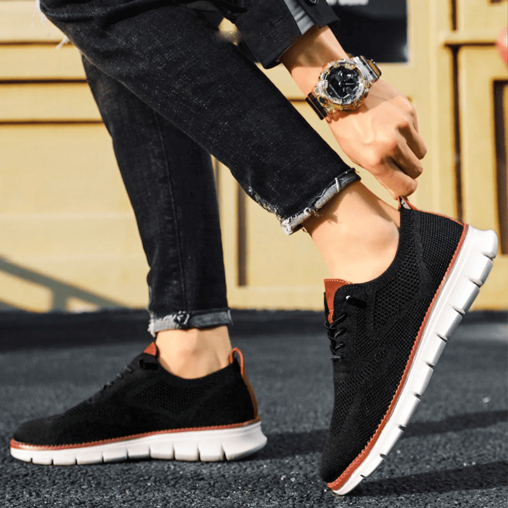 Knit Slip-On Shoe Memory Foam Insole Arch Support – Bevel