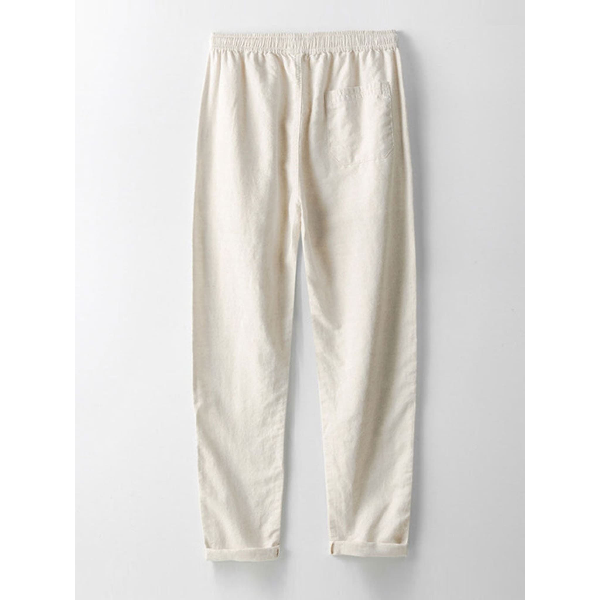 Linen Pants Men Utility Shirt Set 2-Piece Smart Casual – Raxo
