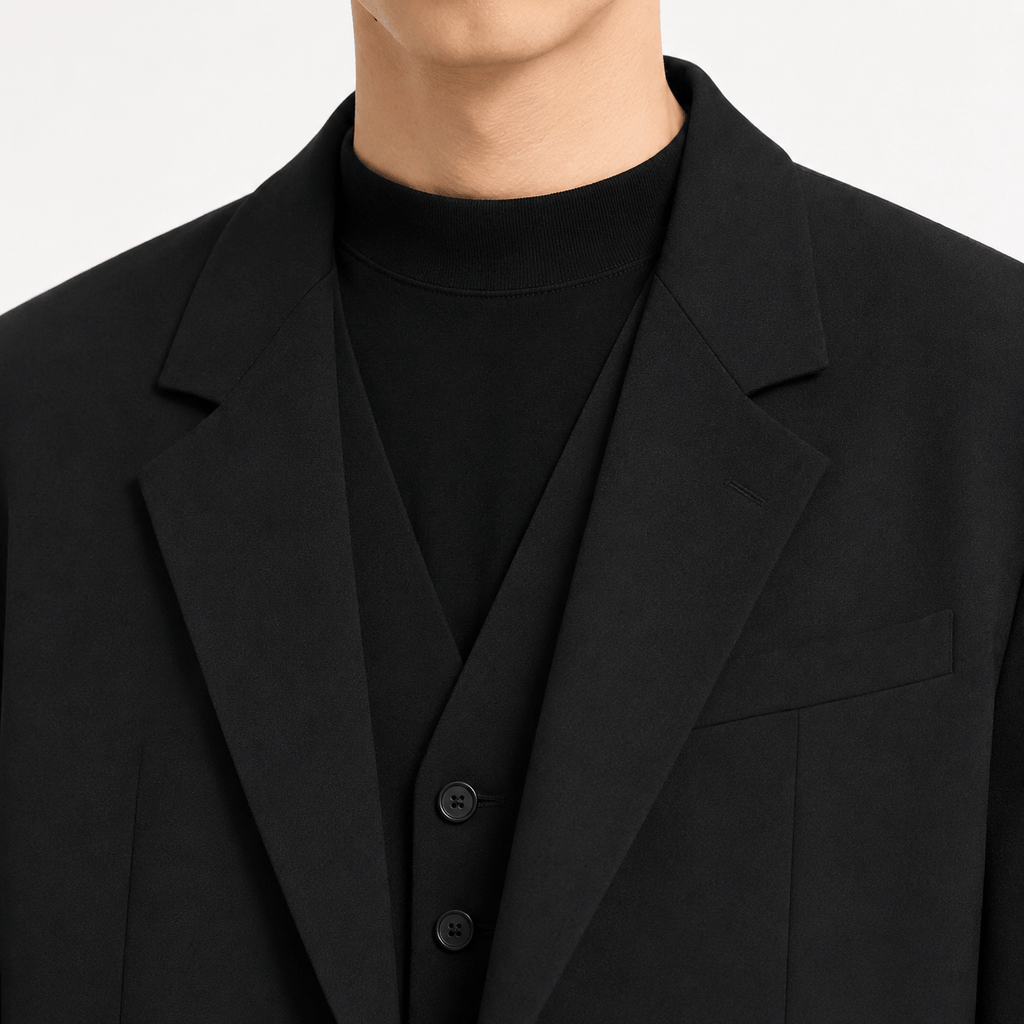 Men's 3-Piece Suit Single-Breasted Notch Lapel with Vest – Dalven